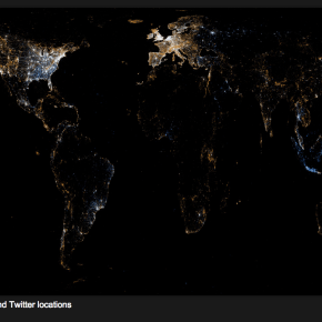 Cartographie mondiale des internautes
