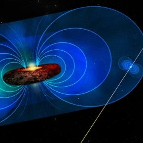 Le trou noir de notre galaxie plongé dans un puissant champ magnétique