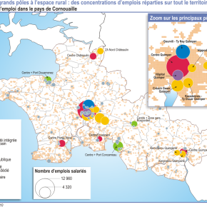 Cornouailles (Bretagne) : l’emploi salarié concentré en 19 pôles