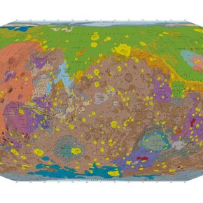 La nouvelle carte géologique de la surface de Mars
