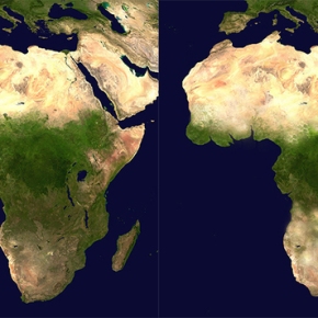 Des cartes de l’Afrique dans mille ans, vraiment très terrifiantes